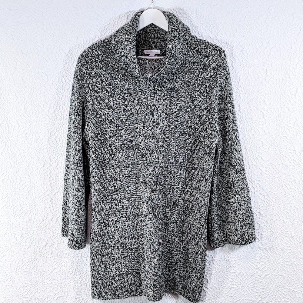 Charter Club Cowl Neck Long Sleeve Sweater Tunic